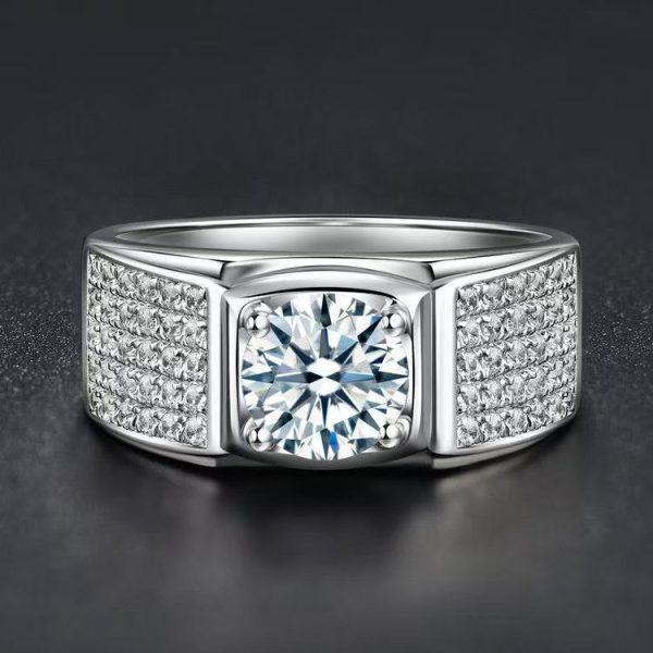 Bold Men's Statement Ring – Edgy European & American Streetwear Style