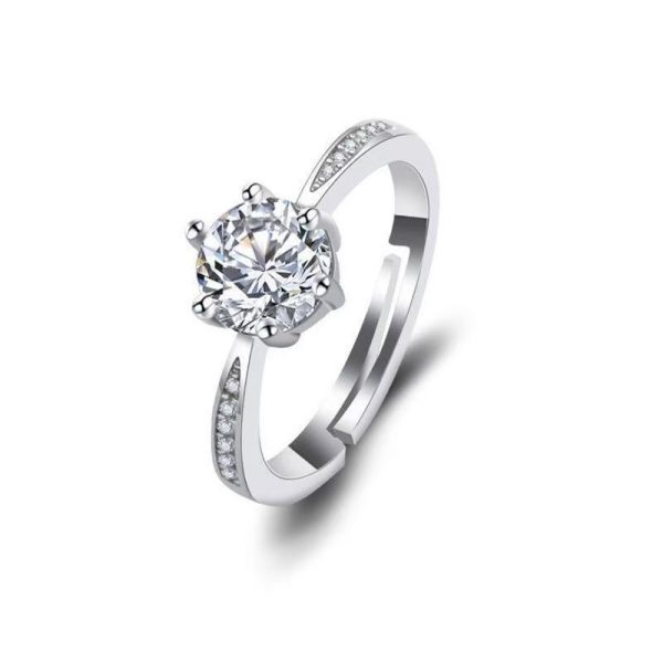 1 Carat Diamond Solitaire Ring for Women – Modern Minimalist Luxury in 18K Gold