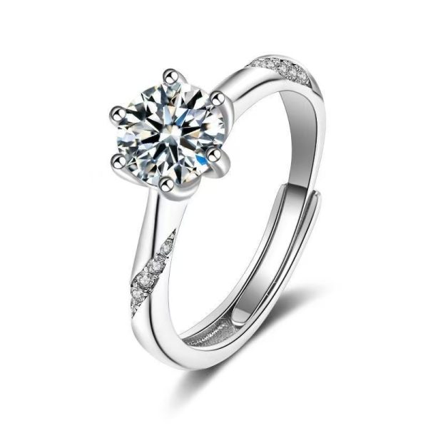 1 Carat Diamond Solitaire Ring for Women – Modern Minimalist Luxury in 18K Gold